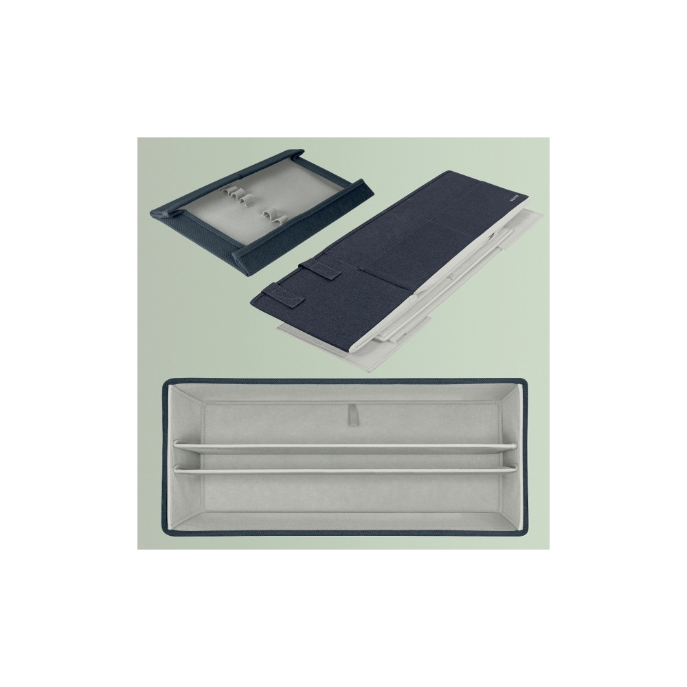 Produktbild för Leitz Fabric Storage - förvaringspåse - sammetsgrå