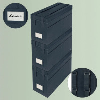 Produktbild för Leitz Fabric Storage - förvaringspåse - sammetsgrå