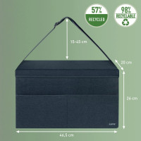 Produktbild för Leitz Fabric Storage - förvaringspåse - sammetsgrå