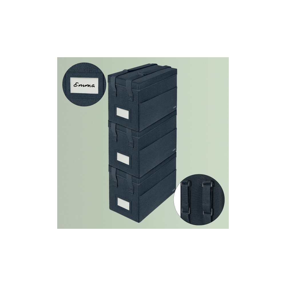 Produktbild för Leitz Fabric Storage - förvaringspåse - sammetsgrå