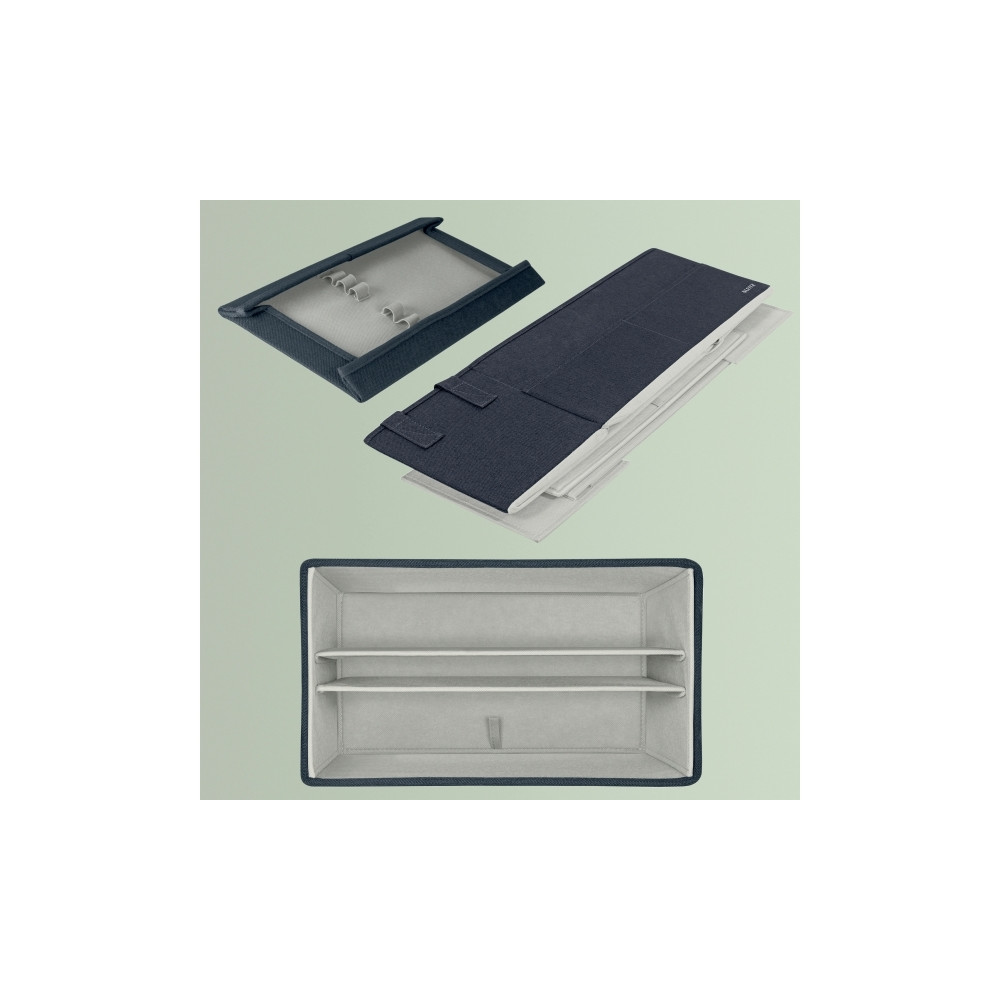 Produktbild för Leitz Fabric Storage - förvaringspåse - sammetsgrå