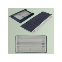 Produktbild för Leitz Fabric Storage - förvaringspåse - sammetsgrå