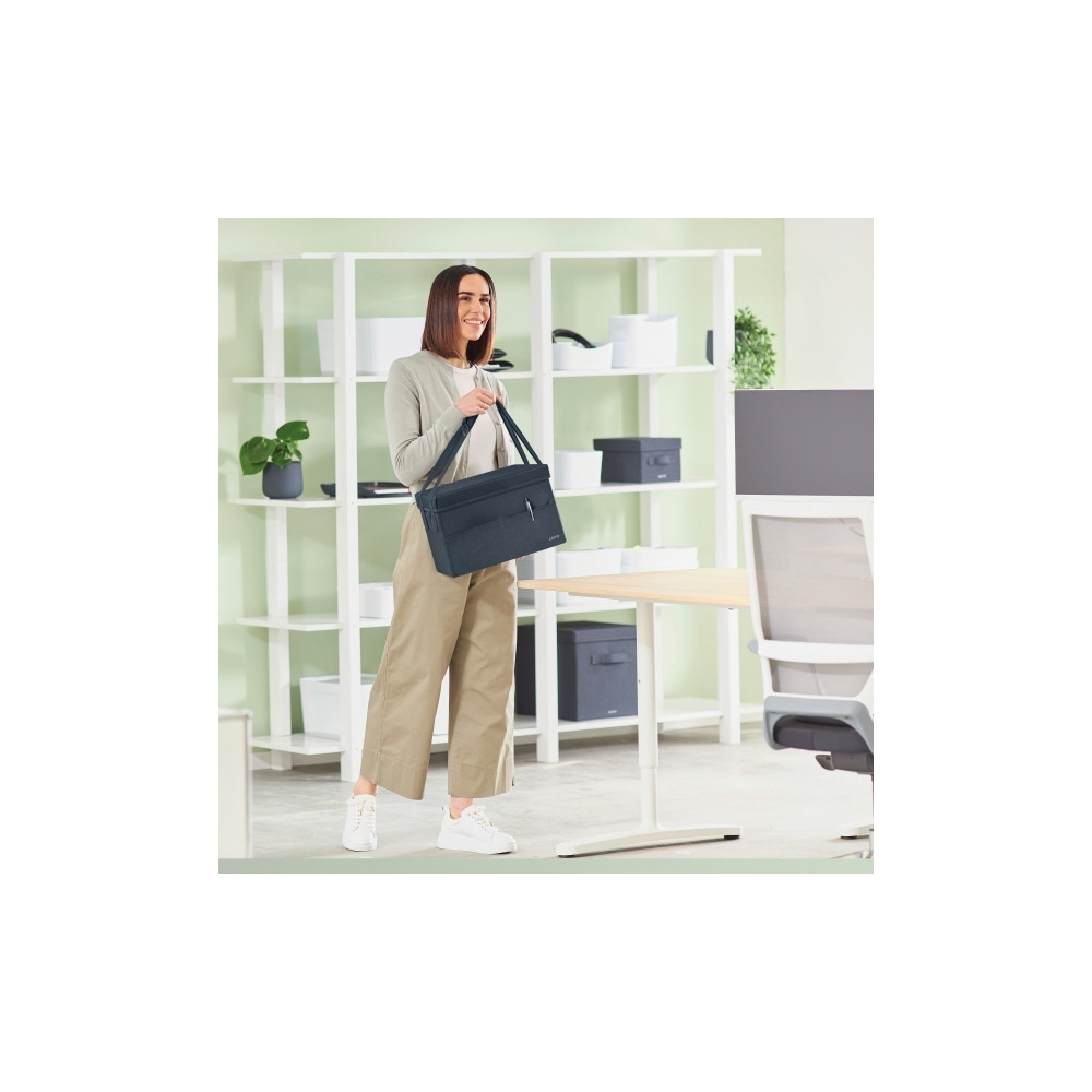 Produktbild för Leitz Fabric Storage - förvaringspåse - sammetsgrå