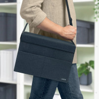 Produktbild för Leitz Fabric Storage - förvaringspåse - sammetsgrå