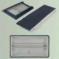Produktbild för Leitz Fabric Storage - förvaringspåse - sammetsgrå