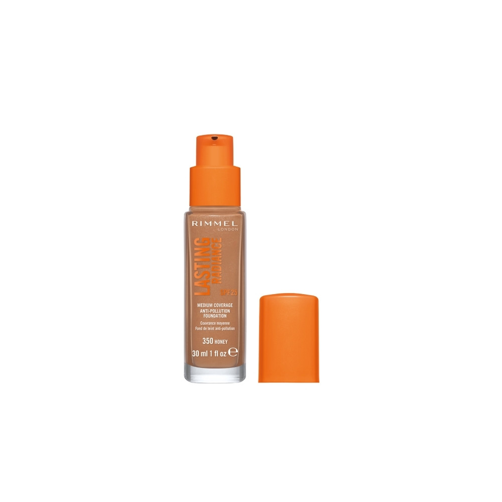 Produktbild för Rimmel Lasting Radiance Foundation, Pumpflaska, Vätska, Hone...