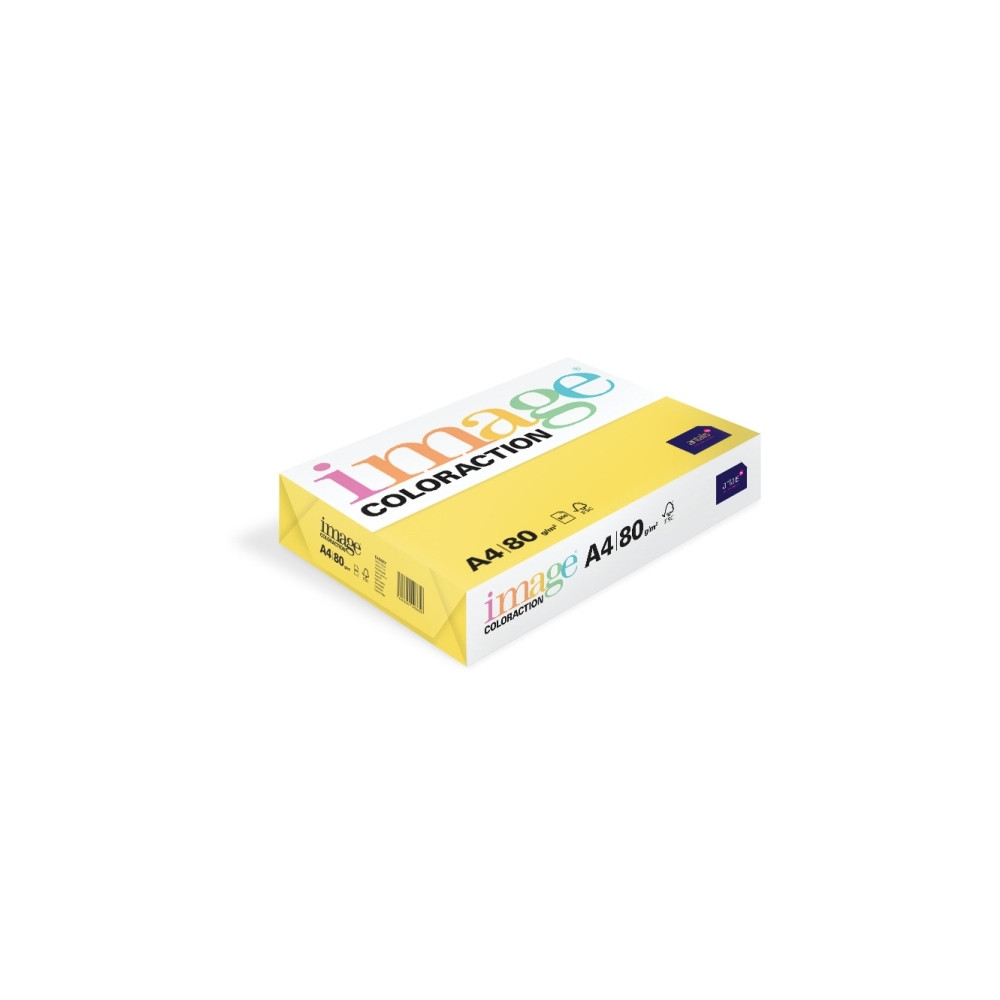 Produktbild för Kopipapir Image Coloraction A4 80g Canary Deep Yellow