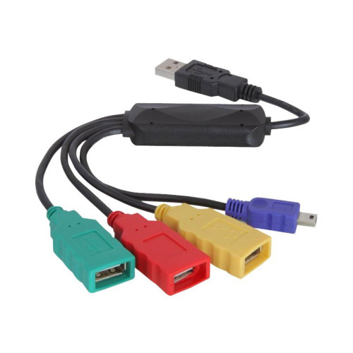DeLOCK Delock USB 2.0 external 4-port cable HUB - hubb - 4 portar