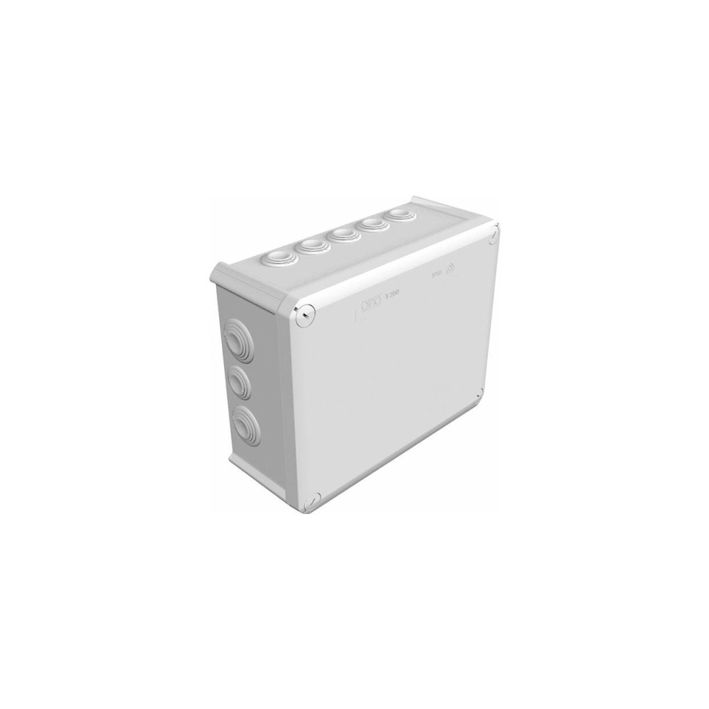 Produktbild för OBO BETTERMANN fördelningsdosa T250 240x190x95 mm ljusgrå (2...