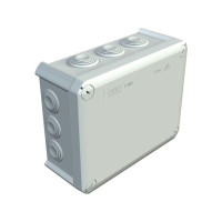 Produktbild för OBO BETTERMANN fördelningsdosa T250 240x190x95 mm ljusgrå (2...