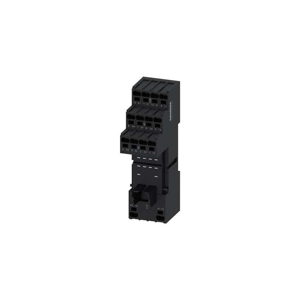 Produktbild för Plug-in bas för PT-relä 4 switchkontakt med logisk isolering...