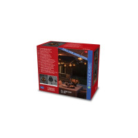 Produktbild för Konstsmide 2334-870, Ljusdekoration, slinga, Svart, Plast, U...