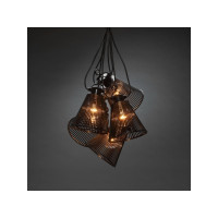 Produktbild för Konstsmide 2334-870, Ljusdekoration, slinga, Svart, Plast, U...