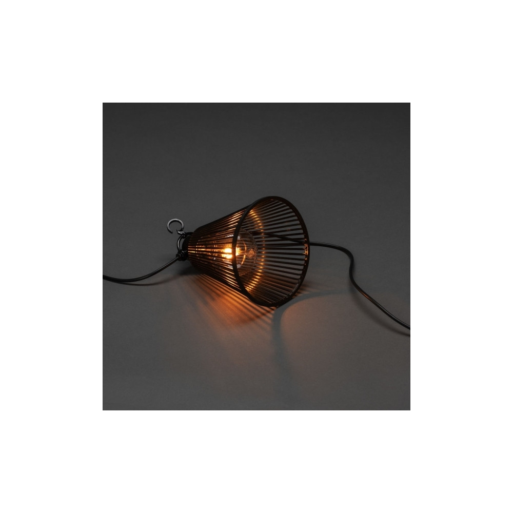 Produktbild för Konstsmide 2334-870, Ljusdekoration, slinga, Svart, Plast, U...