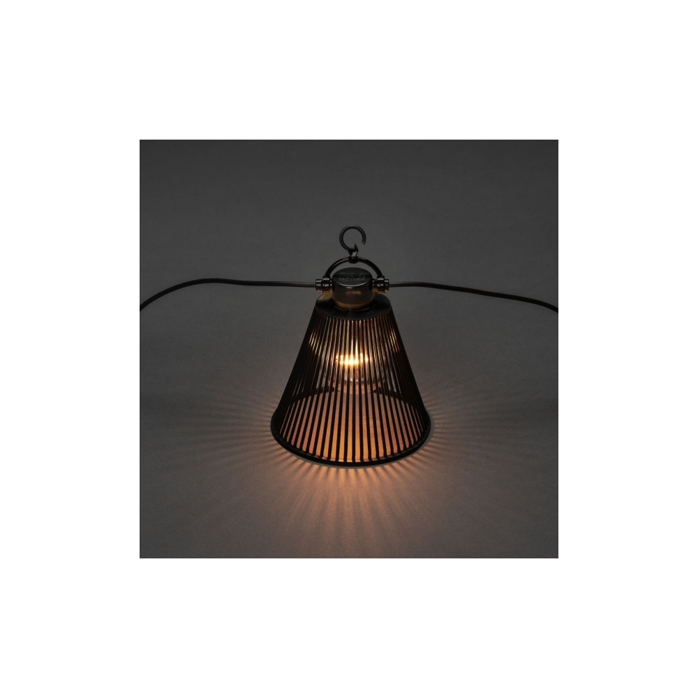 Produktbild för Konstsmide 2334-870, Ljusdekoration, slinga, Svart, Plast, U...
