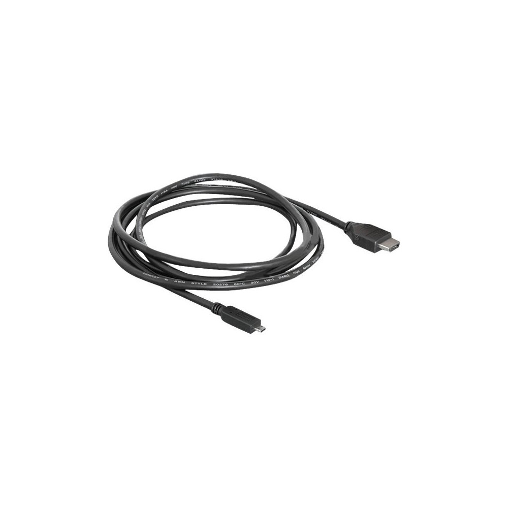 Produktbild för Delock HDMI-kabel med Ethernet - 2 m