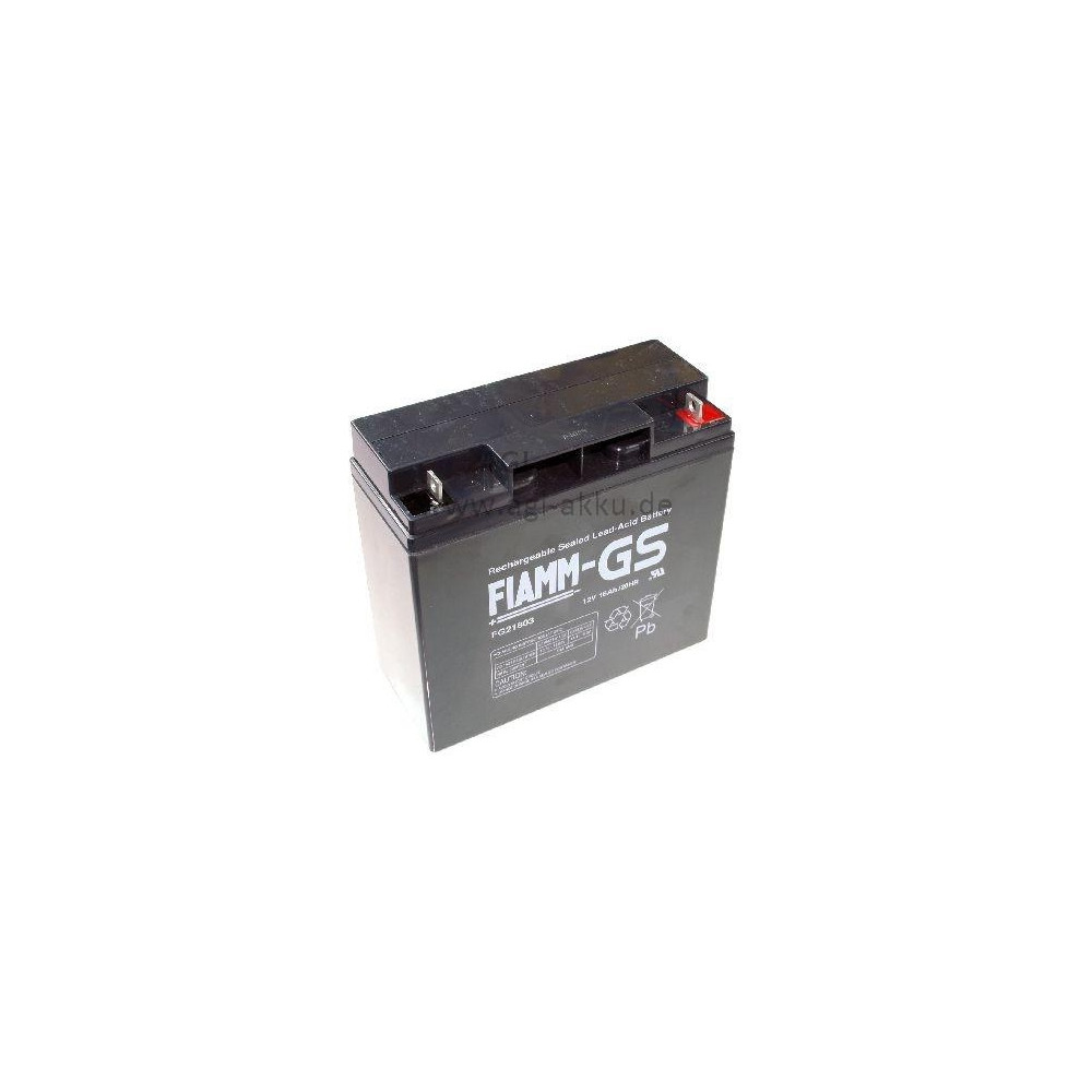 Produktbild för AGI 90274, Slutna blybatterier (VRLA), Svart, 18000 mAh, 3,7...