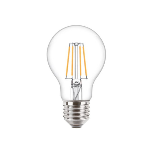 Philips Philips CorePro - LED-glödlampa med filament - form: A60 - klar finish - E27 - 4.3 W - varmt vitt ljus - 2700 K
