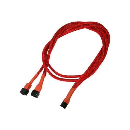 Nanoxia Nanoxia - strömdelare för fläkt - 3 pin Molex till 3 pin Molex - 60 cm
