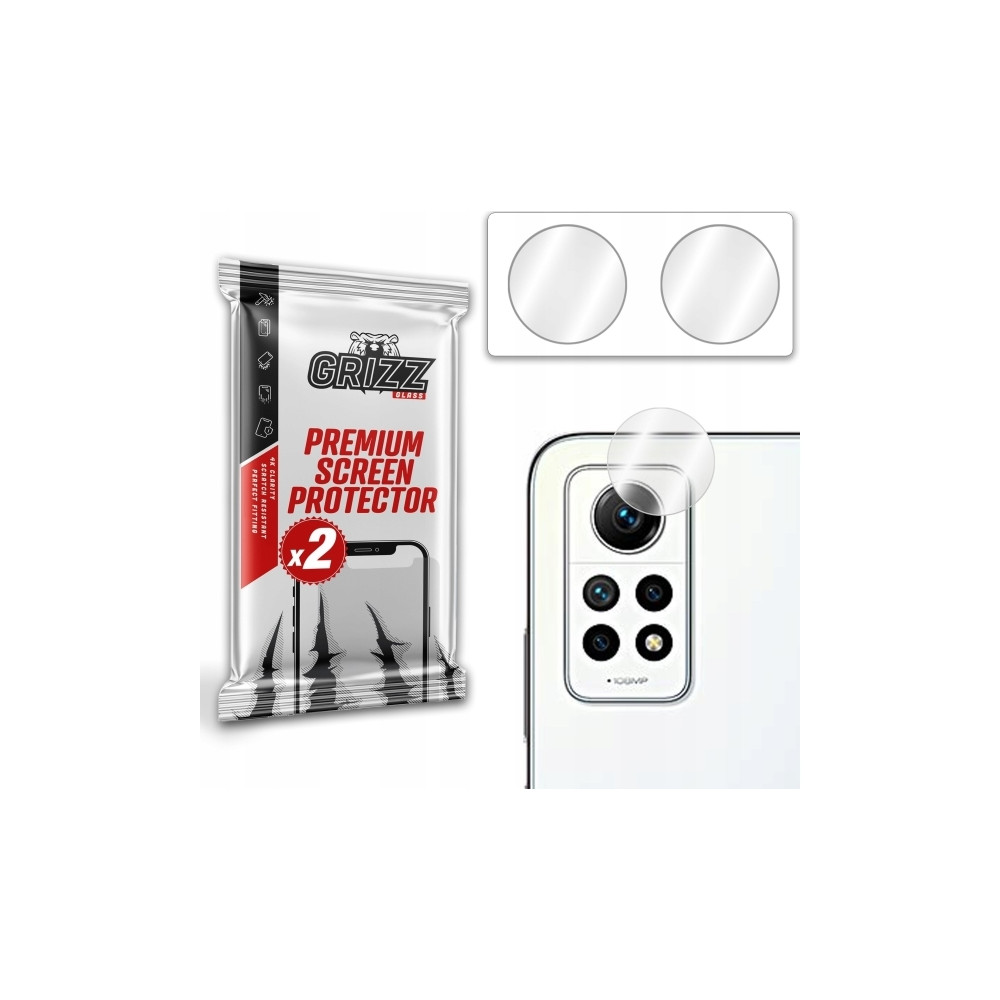 Produktbild för GrizzGlass kameralins-skydd HybridGlass för Xiaomi Redmi Not...