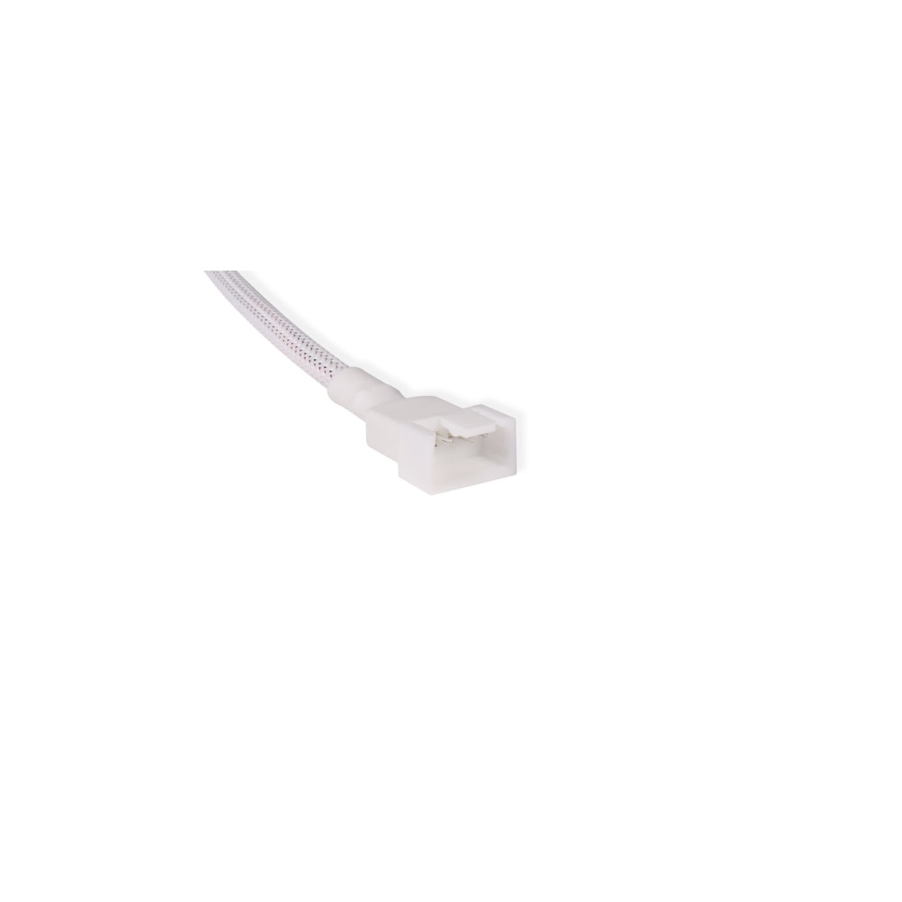 Produktbild för Alphacool 18719, Cable extension, Plast, Vit, 4-pin + 4-pin,...