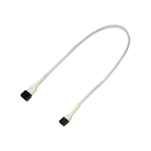Nanoxia Nanoxia - förlängningsströmkabel till fläkt - 3 pin Molex till 3 pin Molex - 30 cm