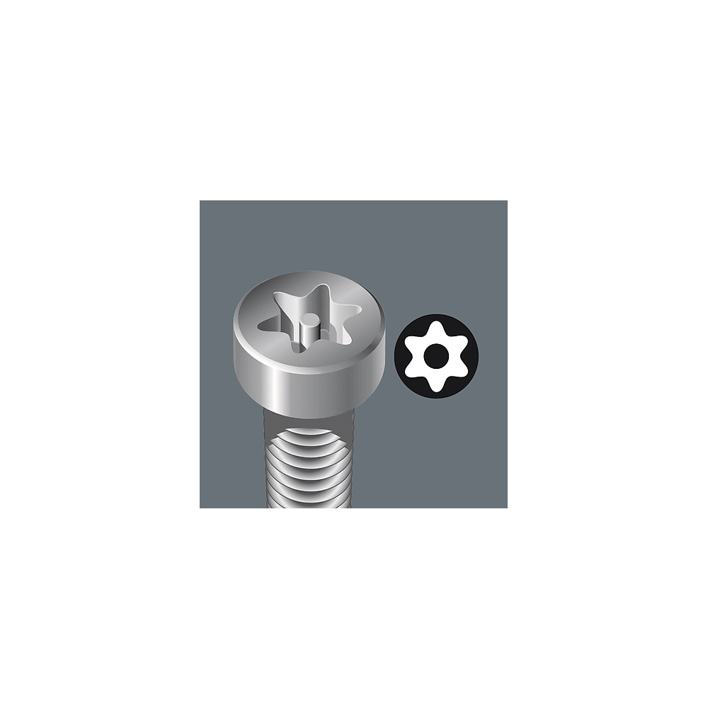 Produktbild för Wera 867/1 Z TORX, 1 styck, Torx, TX 25, 25 mm, 25,4 / 4 mm...