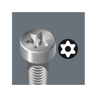 Produktbild för Wera 867/1 Z TORX, 1 styck, Torx, TX 25, 25 mm, 25,4 / 4 mm...