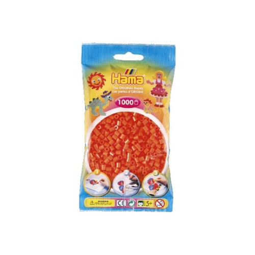 HAMA beads Hama midi perler 1000 stk orange
