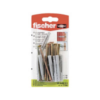 Produktbild för Fischer UX 6 x 50 S, Kit med skruv och väggplugg, Betong, Gr...