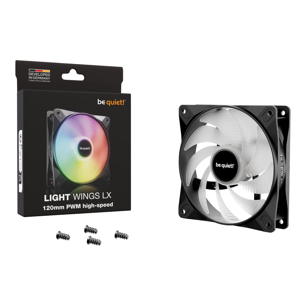 Produktbild för be quiet! Light Wings LX - lådfläkt - PWM hög hastighet