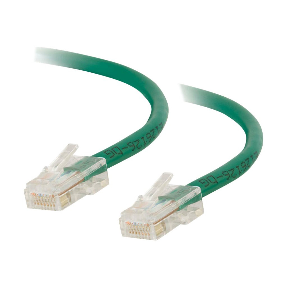 Produktbild för C2G Cat5e Non-Booted Unshielded (UTP) Network Patch Cable - patch-kabel - 1.5 m - grön