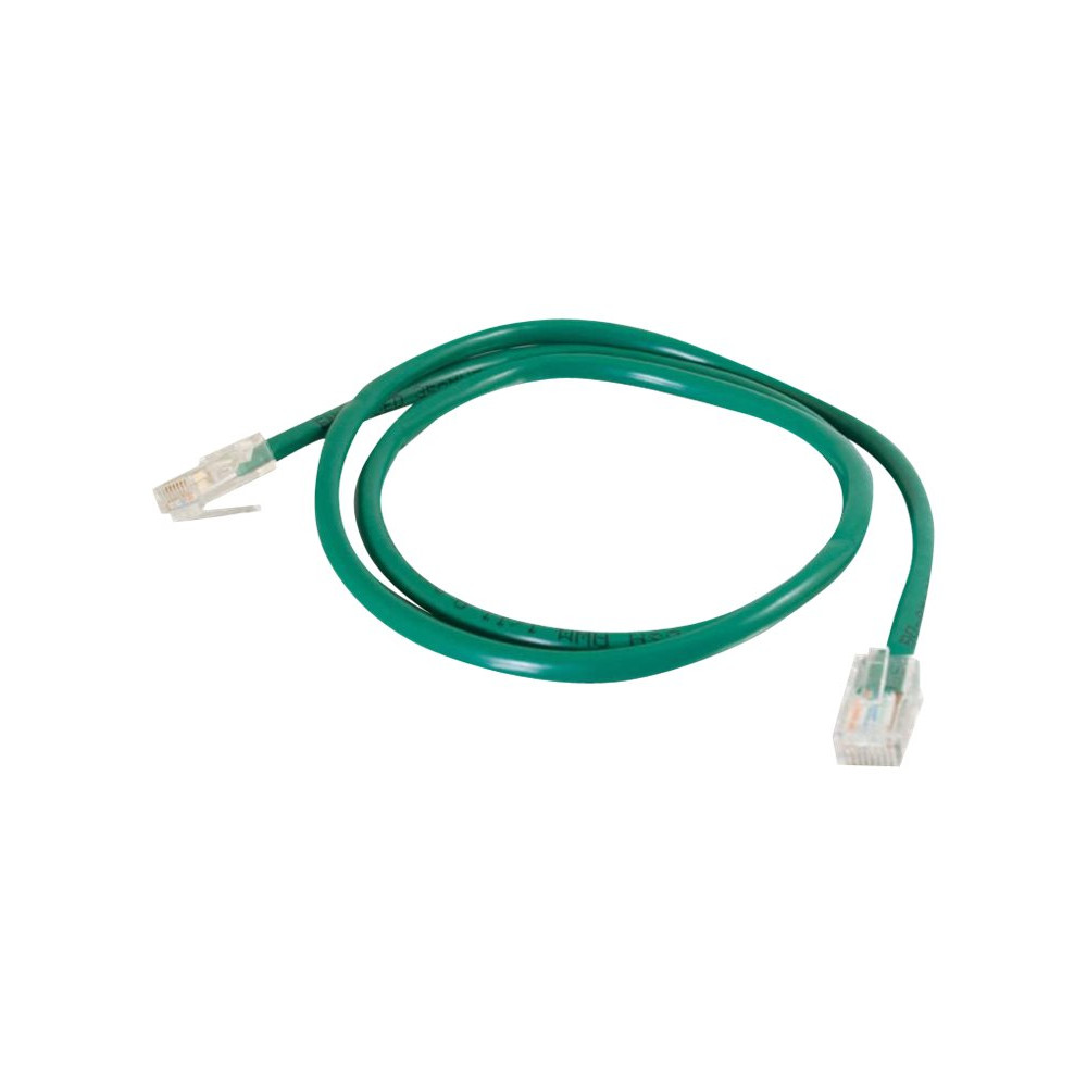 Produktbild för C2G Cat5e Non-Booted Unshielded (UTP) Network Patch Cable - patch-kabel - 1.5 m - grön