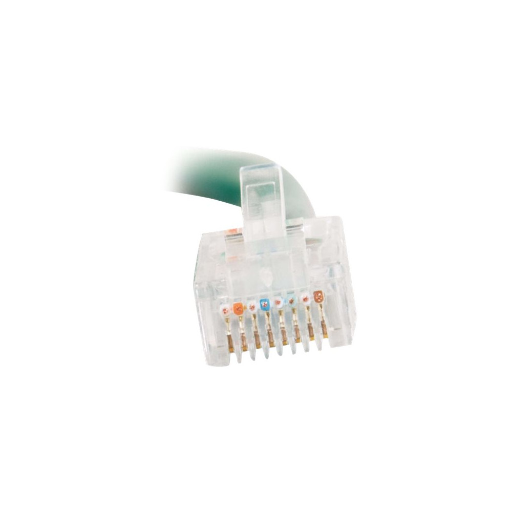 Produktbild för C2G Cat5e Non-Booted Unshielded (UTP) Network Patch Cable - patch-kabel - 1.5 m - grön