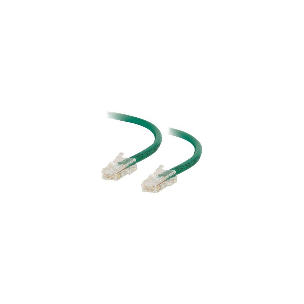 Produktbild för C2G Cat5e Non-Booted Unshielded (UTP) Network Patch Cable - patch-kabel - 1.5 m - grön