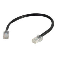 Produktbild för C2G Cat5e Non-Booted Unshielded (UTP) Network Patch Cable - patch-kabel - 1 m - svart