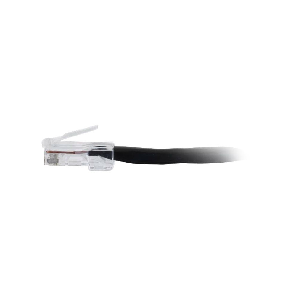 Produktbild för C2G Cat5e Non-Booted Unshielded (UTP) Network Patch Cable - patch-kabel - 1 m - svart