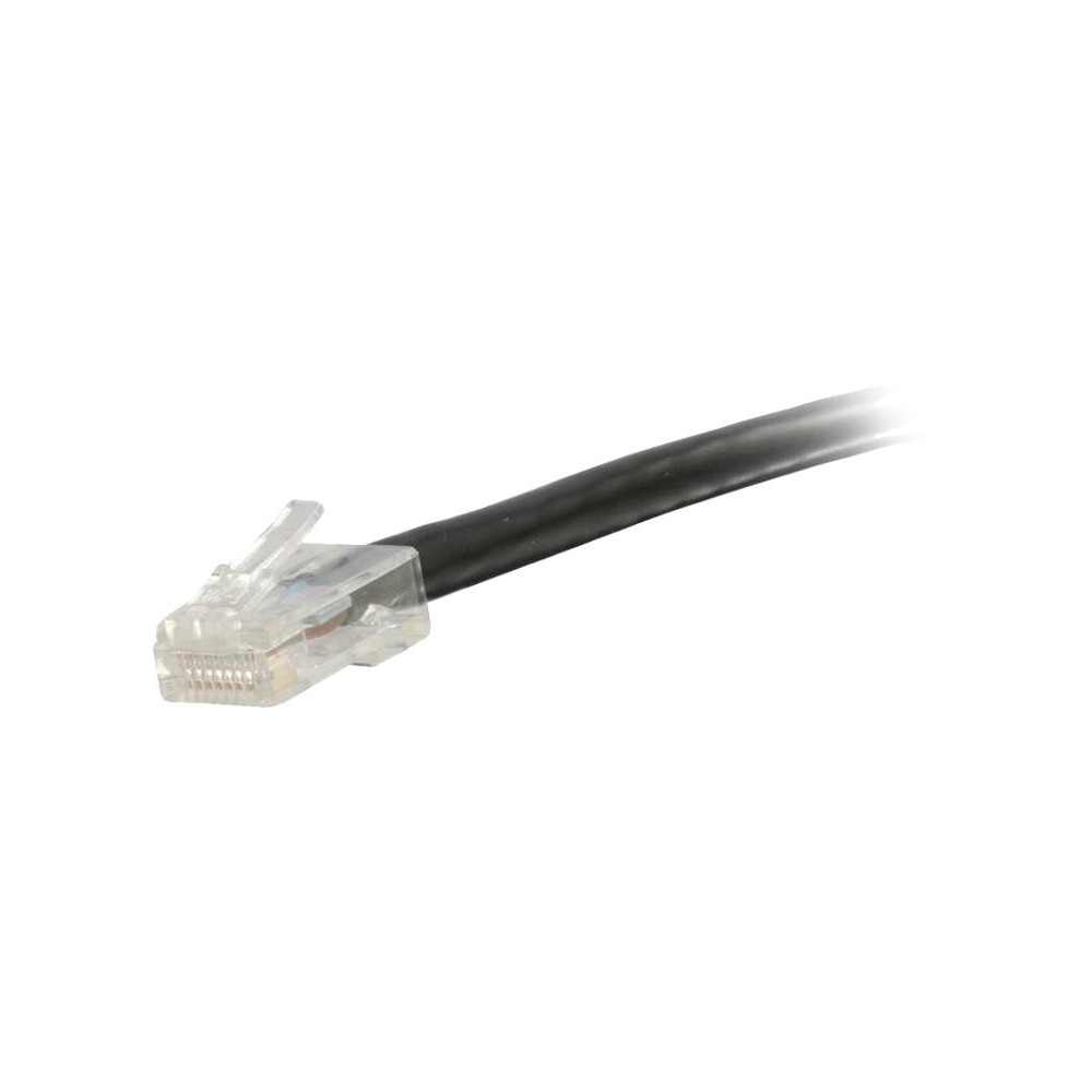 Produktbild för C2G Cat5e Non-Booted Unshielded (UTP) Network Patch Cable - patch-kabel - 1 m - svart