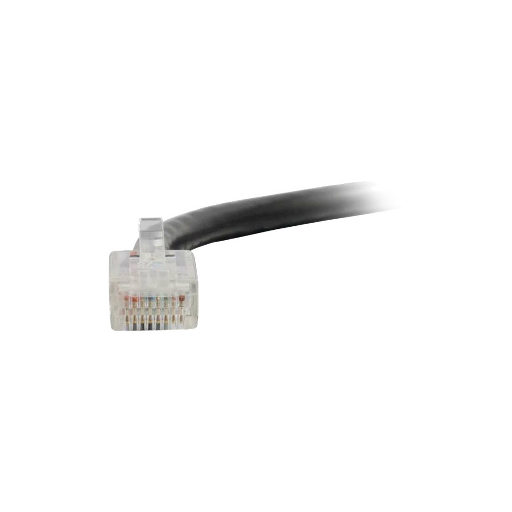 Produktbild för C2G Cat5e Non-Booted Unshielded (UTP) Network Patch Cable - patch-kabel - 1 m - svart