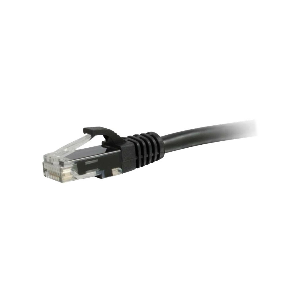 Produktbild för C2G Cat5e Booted Unshielded (UTP) Network Patch Cable - patch-kabel - 1 m - svart