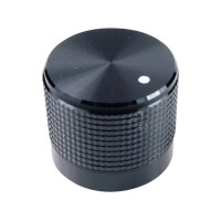 Produktbild för Cliff FC7225 vridknapp med markering svart (Ø x H) 20 mm x 1...