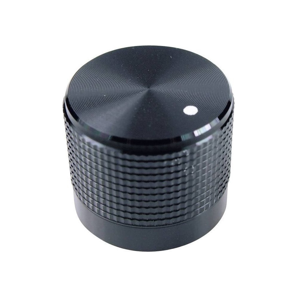Produktbild för Cliff FC7225 vridknapp med markering svart (Ø x H) 20 mm x 1...