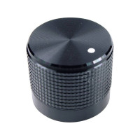 Produktbild för Cliff FC7225 vridknapp med markering svart (Ø x H) 20 mm x 1...
