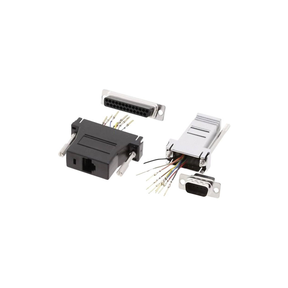 Produktbild för MH Connectors DA25-PMJ8-K-RC D-SUB-adapter D-SUB-anslutning...