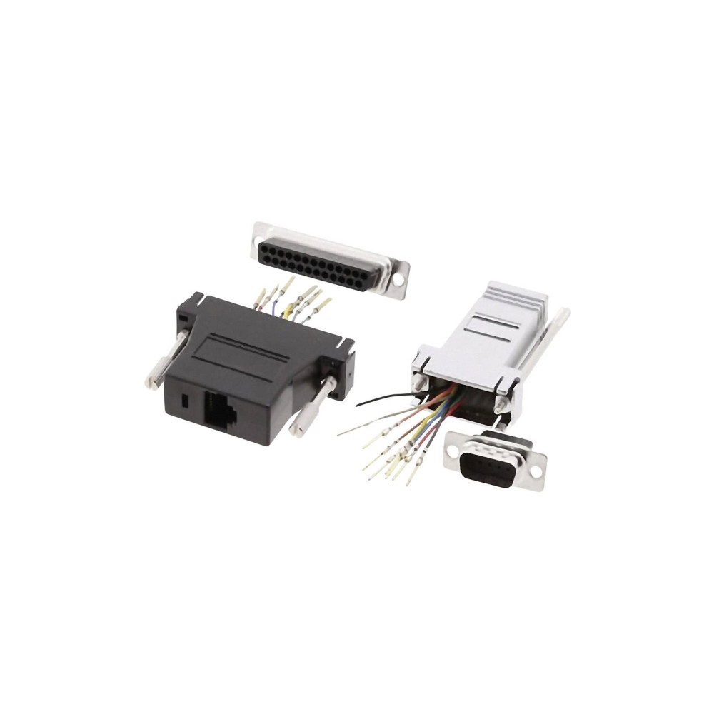 Produktbild för MH Connectors DA25-PMJ8-K-RC D-SUB-adapter D-SUB-anslutning...
