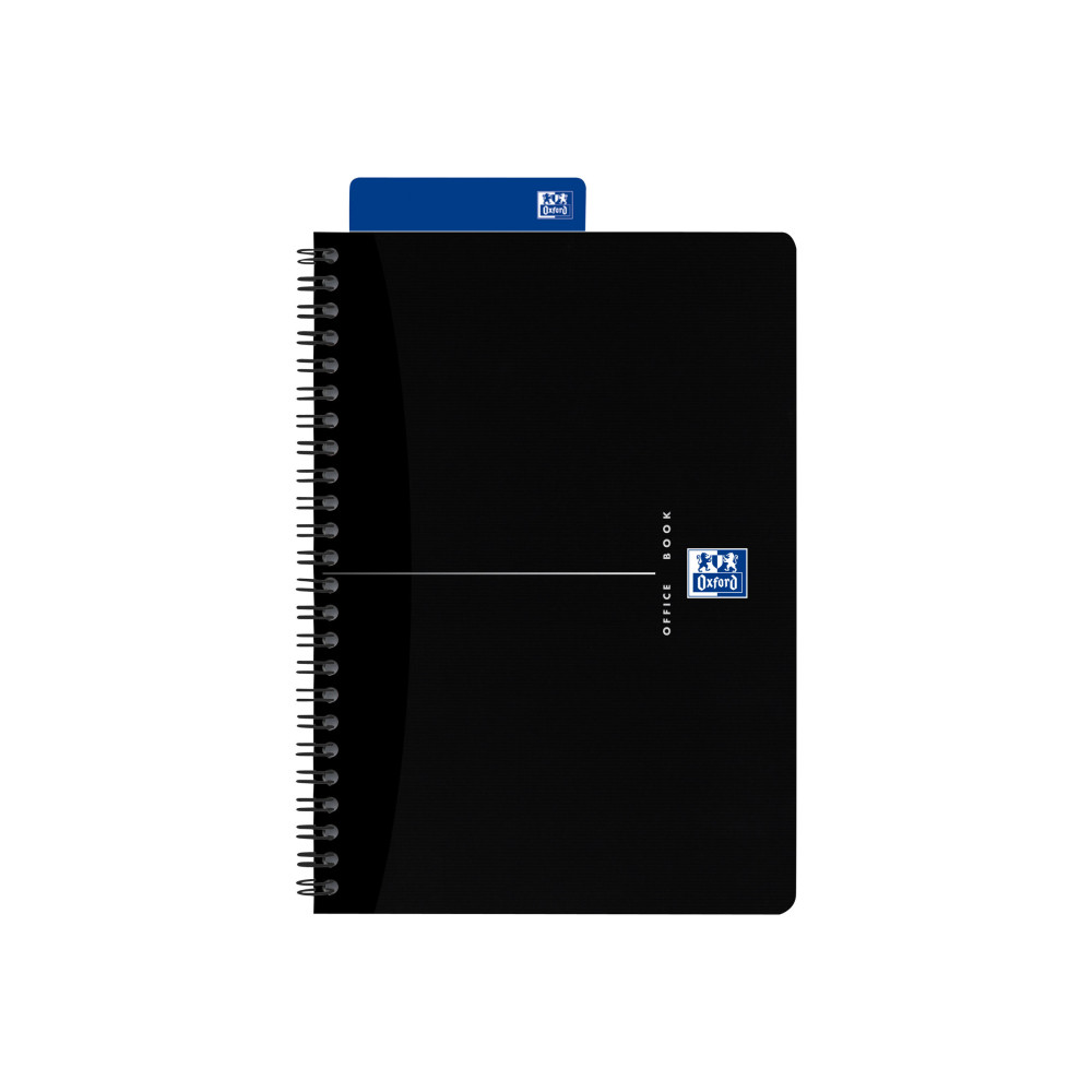 Produktbild för Oxford Office Smart Black - anteckningsblock - A5 - 90 ark