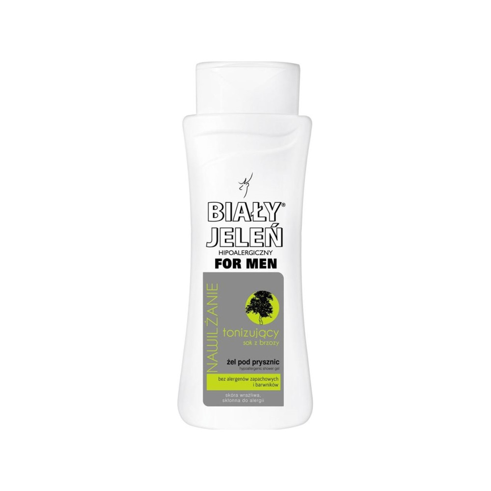Produktbild för WHITE JELEŃ_Hypoallergenic Moisturizing Shower Gel for men T...