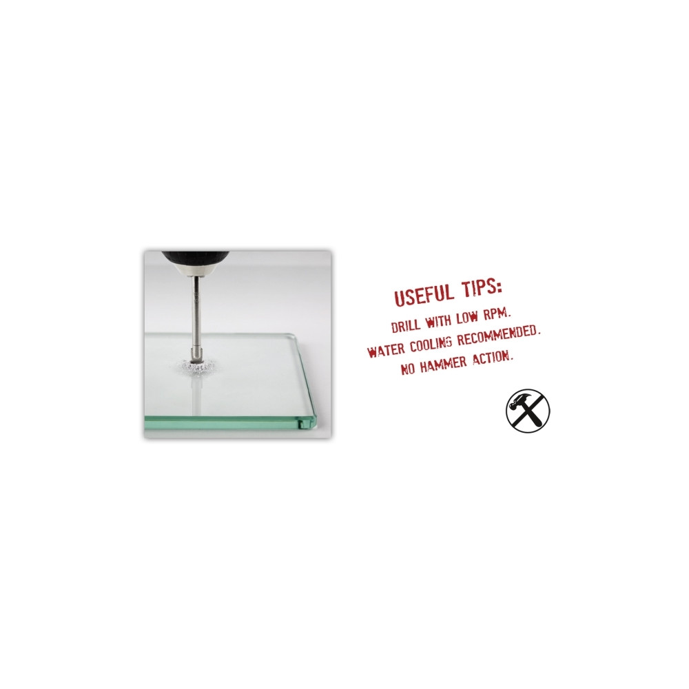 Produktbild för IRWIN 10507909, Bor till glas eller keramiske fliser , 1 cm,...