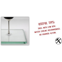 Produktbild för IRWIN 10507909, Bor till glas eller keramiske fliser , 1 cm,...