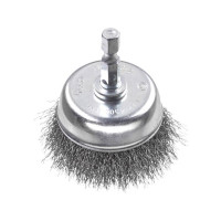 Produktbild för kwb 606230, Koppstålborste, 6 mm, 5 cm, 0,3 mm, Metall, Sten...